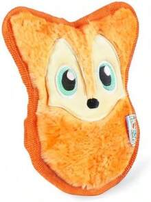 Outward Hound Durablez Minis Stuffing-Free Squeaky Plush Dog Toy For Puppies & Small Dogs - Interactive, Soft Yet Tough, No Mess, Jumbo Squeaker, Long-Lasting Play, Fox - 狐狸 - 查看 9