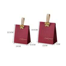 10 piezas Bolsas de regalo de dulces de estilo europeo de alta gama, adecuadas para bodas, fiestas de cumpleaños, festivales, eventos corporativos