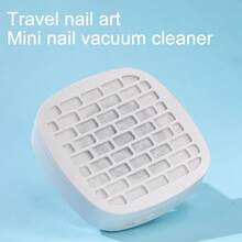Miniaturowy pochłaniacz pyłu do paznokci z 10 wielokrotnego użytku wkładami filtracyjnymi, wygodne zasilanie przez USB, silne ssanie