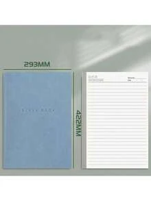 1pc Extra Large & Extra Thick A3 Size Notebook, Over 360 Pages, Leather Cover, Unique Fashion Creative Notebook, Suitable For Students, Sketchbook, Drawing Book, School Supplies,Back To School - Multicolor - View 10