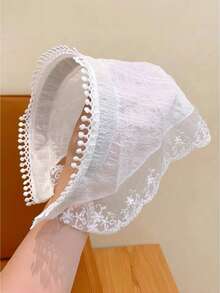 1 件儿童时尚简约格子头带，百搭野餐乡村风格可爱甜美发饰 - 彩色 - 查看 13