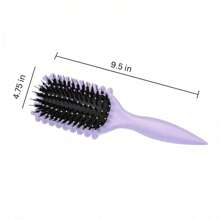 Summer Ready Curl Defining Brush – No-Pull, Anti-Frizz Detangling Tool For Effortless Curly Hair Styling, Achieve Perfect Curls
