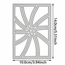 空心矩形金属框架切割模具，碳钢 DIY 纸卡工艺切割工具，适用于剪贴簿、贺卡装饰、压花、家居装饰项目 - 銀色 - 查看 12
