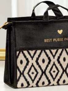 MADE IN TURKEY Bohe Inside Bag Organizer – 28x28x10 Cm – Waterproof Polypropylene Purse Insert With Compartments For Totes And Large Bags