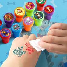 1set/ 10pcs Kids Paw Patrol Stamp Set - Classroom Reward Stamps For Teachers - Perfect For Birthday Party Favors Gifts - Multicolor - View 2