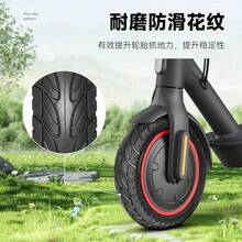 8.5-Inch Solid Tire Compatible With Xiaomi M365/1S/Pro/Pro2 Electric Scooters, 8.5*2.0 Honeycomb Thicker Shock-Absorbing Solid Tire, Maintenance-Free Solid Replacement Tire, Front And Rear 8.5-Inch Xiaomi Solid Tire - Black - View 5
