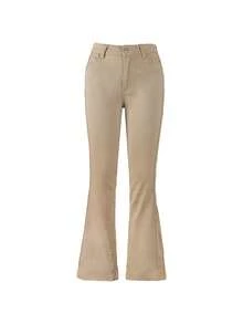 Women's Y2K Flared Jeans With Pockets, Autumn - Apricot - View 6