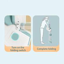 4 in 1 Kinder-Esszimmerstuhl, Babystuhl, Klappstuhl, höhenverstellbar, leicht zu reinigende Platte, rutschfest,  breiteres Kissen