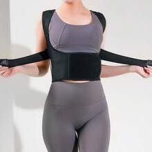 1Pc Posture Corrector Sports Strap For Men & Women.Alleviate Hunchback & Slouching, Shoulder Sculpting, Breathable & Adjustable Design. Made With High - Elasticity Material, Ergonomic Cross-Back Structure For Comfortable Support. Ideal For Daily Wear, Office Work & Gym Workouts. Say Goodbye To Bad Posture And Hello To A Confident, Healthy You! Shaped Shoulder&Back Strap