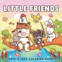 The "Little Friends" Coloring Book For Adults, With 24 Pages, Is Designed To Relieve Stress And Help You Relax. It Uses Thick, Safe And Paper. Even When You Use Various Painting Materials On It, The Ink Won't Seep Through.