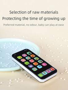 1 件儿童逼真 Apple 音乐手机，多模式触摸屏婴儿益智玩具，男孩和女孩生日礼物 - 彩色 - 查看 3