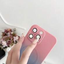 Ốp lưng điện thoại từ tính chống sốc, màu gradient, chống trầy xước, tương thích với Samsung Galaxy S25 S25+ S25 Ultra S24 S24+ S24 FE S24 Ultra S23 Ultra S22 Ultra A06 A16 A26 A36 A56 Series. Chống nước và chống rơi vỡ. Quà tặng mùa xuân, phiên bản quốc tế, không phải phiên bản nội địa. - Màu xanh bột - Xem 6