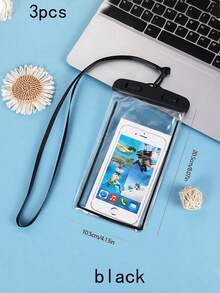 5/4/3/2/1pcs Universal Waterproof Phone Pouch, Waterproof Phone Dry Bag With Touchscreen Seal, Suitable For Swimming, Compatible With 15/14/13 Pro Max Plus And Above Models, Suitable For Swimming, Diving, Rafting And Other Water Sports, Essential For Indoor Swimming In Autumn/Winter, Travel Essential, Holiday Essential Sports Bag, Suitable For Sports, Fitness, Exercise, Travel, Vacation, Unisex, Swimming Bag, Waterproof Bag, Beach Bag - Multicolor - View 35