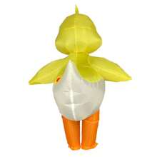 Cute Yellow Duck Inflatable Costume | Waterproof Elastic Taffeta For Theme Party/Stage Performance/Carnival Night (4*AA Batteries Not Included) Halloween
