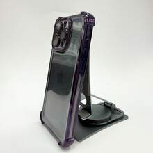 极简纯色TPU单件装时尚电镀边角防摔手机壳,带透明TPU保护盖和镜头膜,兼容苹果16 Pro Max/16 Pro/16E/16、15 Pro Max/15 Pro/15、14 Pro Max/14 Pro/14、13 Pro Max/13 Pro/13、12 Pro Max/12 Pro/12以及三星Galaxy S25 Ultra/S24 Ultra/S23 Ultra/S22 Ultra,防水防震防刮,生日礼物、春季周年纪念派对佳品,国际版,非国内版。 - 深紫色 - 查看 9