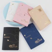 2PCS Compass Mr Mrs PU Leather Lovers Passport Cover Passport Case Passport Holder Passport Wallet Card Holder Crown Graphic Lightweight Fashion Travel Accessories For Flight For Women Or Men Gift For Couples Travel Essential Holiday Vacation Passport Holder For Women - Multicolor - View 11
