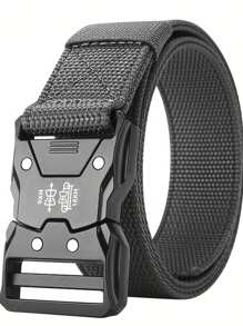 3 New Quick - Release Nylon Tactical Belts, Suitable For Sweatpants, Outdoor Training, Daily Use And As Men's Casual Belts