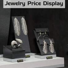 10Sets Mini Adjustable Price Tag Sets, Price Three-Dimensional Number Signs, Snap Design, Easy To Install, Can Be Used For Jewelry, Watches And Daily Office Display Price Signs, Suitable For Display Stands, Small Counters, Jewelry Retail Stores, Automatic Vending Machines, Store Decorations