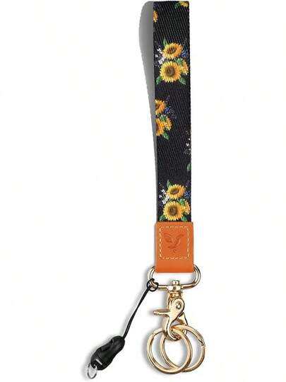 Cute Wrist Lanyard For Keys, Keychain, Wallet, Id Holder, Cell Phone, Wristlet Lanyard Key Chain Holder For Women