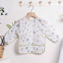 1 件防水长袖围兜，婴儿喂奶围兜男女通用喂奶围兜围裙，适合婴幼儿 - 彩色 - 查看 16