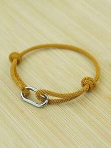 1Pc Minimalist Rope Bracelet For Men Bracelet Good Luck Red Thread Bracelet Adjustable Gift - 3mm Single Layer Adjustable Hand Strap - View 5