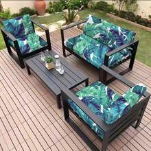1pc Printed Stretch Sofa Pillow Covers, Outdoor Cushion Covers For Sofa, Flexible Chair Pad Covers, Porch & Patio Furniture Protector Sofa Cover Couch Cover Sofa Covers Room Decor Living Room Decor - Multicolor - View 10