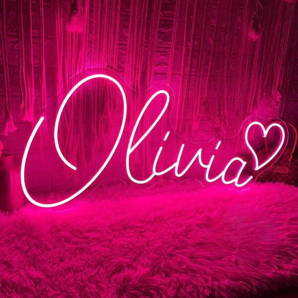 Custom Name Neon Signs, Personalised Name Room Led Lights, Bedroom Decor, Room Decor, Birthday Decor Neon Signs, Custom Light Signs