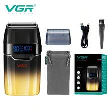 VGR Shaver Professional 9000 RPM Beard Trimmer Digital Display Electric Razor Men Adjustable Speeds Best Electric Razor Reciprocating Men's Shaver V-308 - Multicolor - View 11