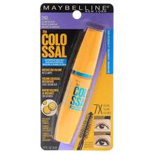 Maybelline Volum' Express Colossal Waterproof Mascara Makeup, Volumizing, Glam Black, 1 Count - ĐEN LẤP LÁNH - Xem 1