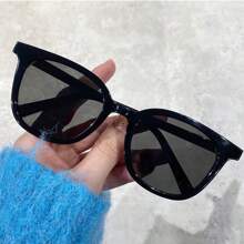1pc Unisex Square Plastic Frame Fashionable Fashion Glasses - Suitable For Travel, Holiday, Sports, Driving, Festival Outfits, Beach, Outdoor, Summer Accessories
