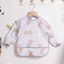 1 件防水长袖围兜，婴儿喂奶围兜男女通用喂奶围兜围裙，适合婴幼儿 - 彩色 - 查看 13