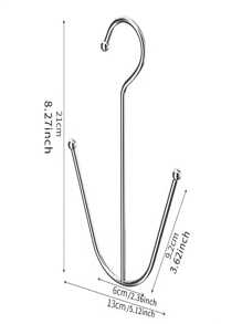 1, 2, 4 ,6,8 Shoe Drying Racks, Household Stainless Steel Shoe Racks, Stainless Steel Shoe Racks, Shoe Hooks, For Drying Shoes, Multi-Functional Simple Windproof Hooks, Stainless Steel Shoe Drying Racks, Shoe Drying Hooks, Outdoor Household Multi-Functional Shoe Drying Racks, Shoe Drying Wonders, Stainless Steel Hooks.