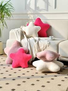 Gối trang trí ngày Valentine hình ngôi sao đáng yêu, gối nhung mềm mại như lông thỏ giả, thích hợp cho ghế sofa, phòng ngủ và phòng khách. Món quà Valentine ý nghĩa cho người thân yêu nhân ngày Valentine và năm mới. - Hồng - Xem 6