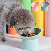 Tigela Grande para Animais de Estimação, Tigela Antiderramamento para Alimentação de Cachorro, Fácil de Limpar, Design Inclinado para Proteger o Pescoço do Animal de Estimação, Acessórios para Animais de Estimação