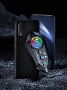 1/2pcs Music Interphone Dual Bluetooth 5.4 Motorcycle Helmet Intercom Headset Waterproof 500m Intercomunicador Speaker Earphone