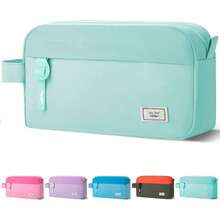 Estuche de Lápices de Gran Capacidad, Verde Menta, Bolsa de Lápices, Estuche para Bolígrafos - Rosa - Ver 9