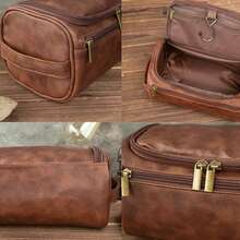 Nécessaire de couro personalizada para homem, acessório de couro para homem, presente para padrinhos, presente de aniversário, Dia dos Namorados, presente de Natal para homem, multifuncional, elegante, de alta qualidade, colorida, moderna, personalizada, única, presente ideal para ele, presente ideal para ela, namorado, pai, namorada, mãe, família, amigos, sala de chá, casa, jardim, escritório, para aniversários, Dia dos Namorados, Dia das Mães, aniversários, Dia dos Pais, formatura, casamentos, inauguração de casa, romance delicado, casa e decoração, decore sua casa, lembrancinhas, reutilizável, adorável, de alta qualidade