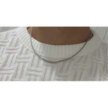 Men's Sweater Blouse Knit Long Sleeve Winter 3D - 白色 - 查看 2