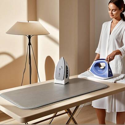 New Portable Foldable Ironing Pad With Smooth Surface And Double-Sided Finish, Easy To Clean, Space-Saving And Travel-Friendly, Lightweight Yet , Ideal For Home, Hotel, Office, Dorm, And On-The-Go Laundry, Versatile Ironing Surface For Delicate Fabrics And Wrinkle-Free Preparation, Foldable Design For Compact Storage, Protective Heat-Resistant Layer, Makes A Practical Gift For Holidays And Special Occasions