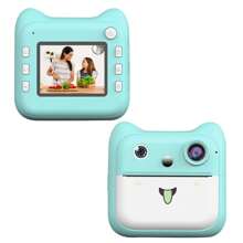 Aparat natychmiastowy z akumulatorem, duża pojemność 1300 mAh, wideo wysokiej rozdzielczości 1080P, dwa aparaty (przedni i tylny), kompaktowa i przenośna konstrukcja, odpowiedni do podróży, zdjęć rodzinnych i zajęć na świeżym powietrzu - niebieski/różowy, przenośny aparat