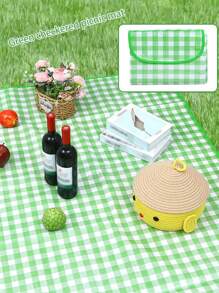 1件装户外便携式可折叠加厚防水防潮垫，大号加厚防水防沙垫，可折叠防水野餐垫，适用于户外、露营、毕业季与家人朋友野餐