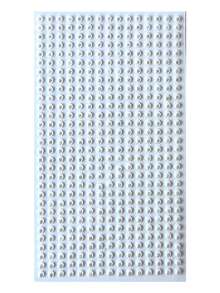 Assorted Sizes White Pearl Stickers, 3D Decoration Stickers, Makeup Rhinestone Stickers, Rhinestones Crystal Craft Stickers, Party Makeup Supplies, Can Be Used To Decorate Hair, Body, Nails, Phone Cases, DIY Pendants School Supplies, Back To School - Multicolor - View 6