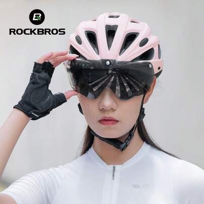 ROCKBROS 1 pieza Casco de ciclismo con fuerte resistencia al impacto, ajustable, ligero y ventilado con 22 rejillas para ciclismo de montaña, carretera y desplazamientos para reforzar la protección de la cabeza
