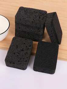 1-12 块黑色海绵、厨房不粘油洗碗刷、耐用聚氨酯洗碗海绵块，用于厨房清洁、洗碗布、锅擦魔术湿巾、厨房、浴室、家居、家居用品、家庭清洁、母亲节、厨房清洁、碗刷、锅刷、魔术擦拭、家用高、母亲节、母亲节礼物、婚礼季、毕业季、送给家人和朋友的礼物