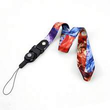 哪吒与敖丙蛇年卡通可拆卸斜挎手机挂绳带指环，学校用品，返校