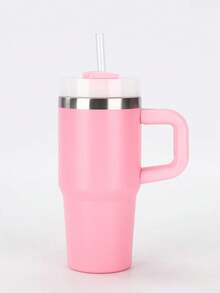 1 件 14 盎司纯色简约大气不锈钢杯、随行杯、带盖水杯、吸管、简约时尚旅行杯 - 不锈钢真空冷水杯、便携式防漏杯、朋友和家人礼品杯、户外饮水设备、健身、旅行、家庭、办公室。返校 - 彩色 - 查看 13