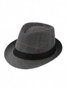 1 Piece, Sun Protection Breathable Jazz Hat, Straw Hat, Outdoor Travel Sun Hat