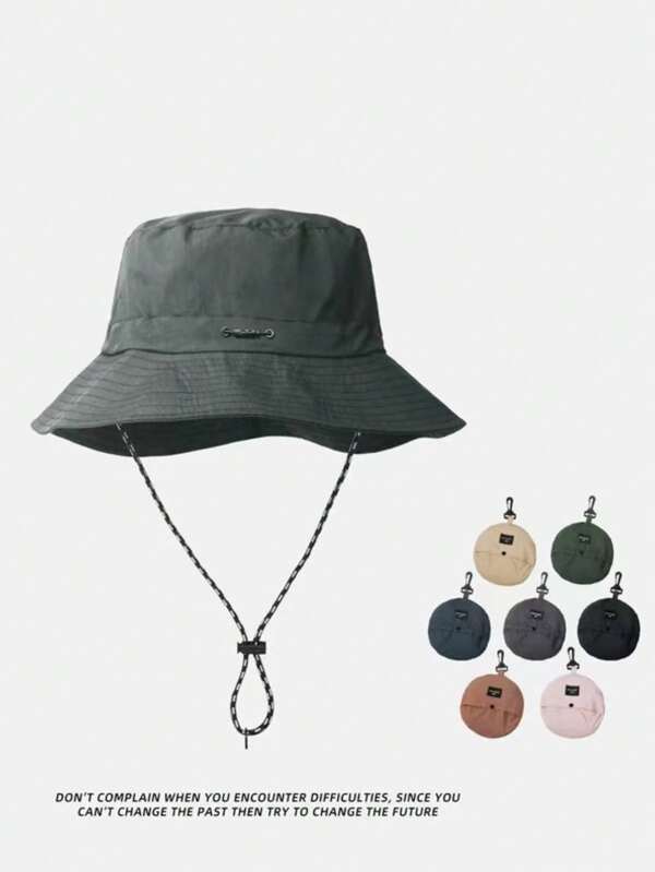Summer Quick-Drying Waterproof Foldable Bag Fisherman's Hat Portable For Outdoor Hats Men's Hiking Hats