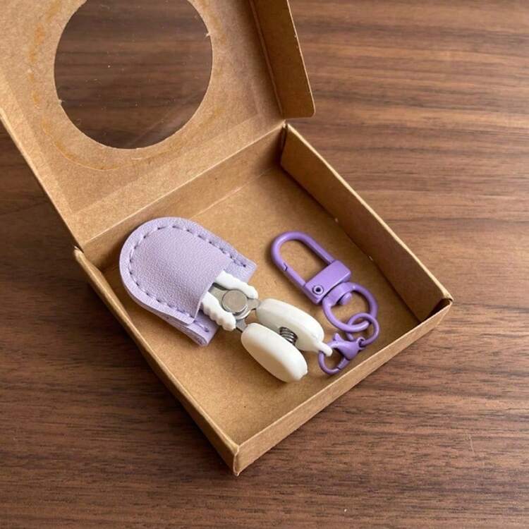 Mini Crochet Scissors Set With Protective Case, Keychain And Storage Box - Suitable For Crochet, Embroidery, Knitting And Cross Stitch, Metal Material, Perfect Gift For Crochet Lovers And Ideal Sewing & Knitting Accessory - Multicolor - View 13