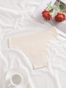 Set de 6 piezas de ropa interior de mujer de algodón suave, cómoda y transpirable de unicolor y sexy - Multicolor - Ver 8